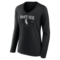 Chicago White Sox Women's Live For It Long Sleeve Long Sleeve V-Neck T-Shirt discount