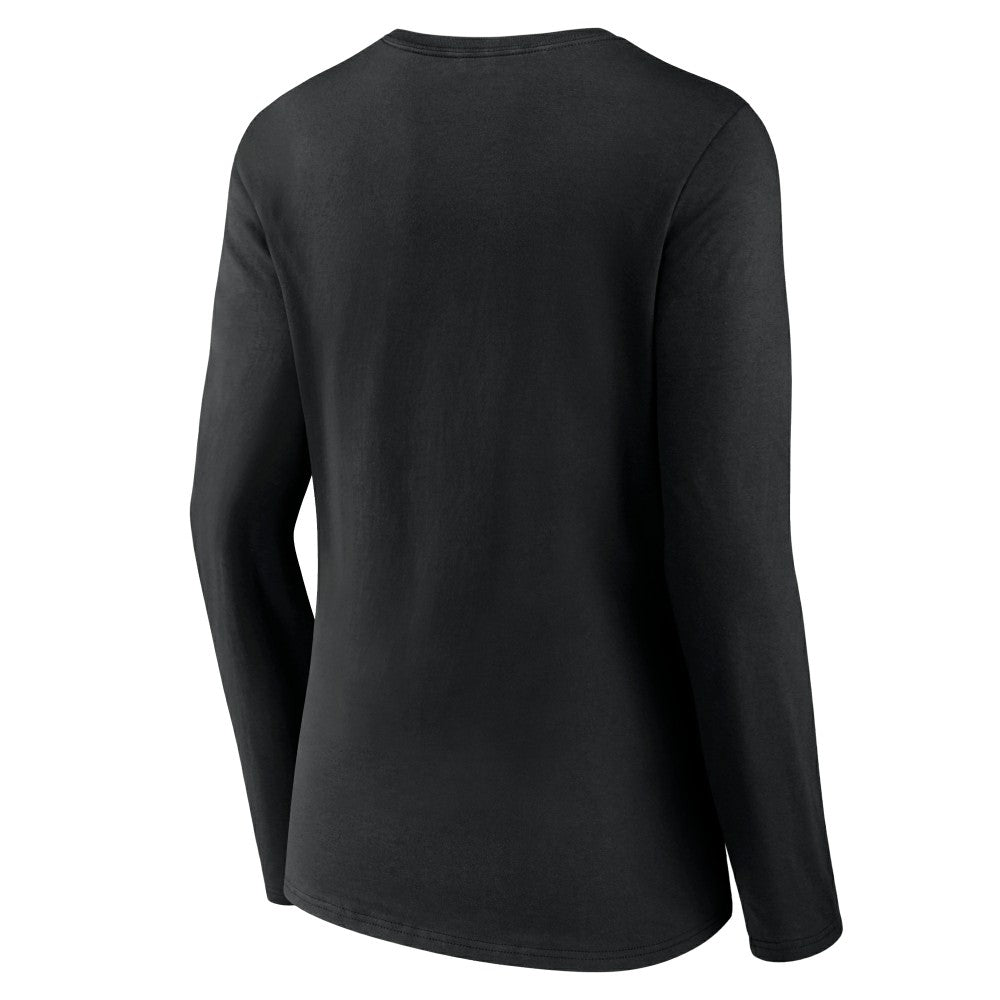 Miami Marlins Women's Live For It Long Sleeve Long Sleeve V-Neck T-Shirt Lifestyle