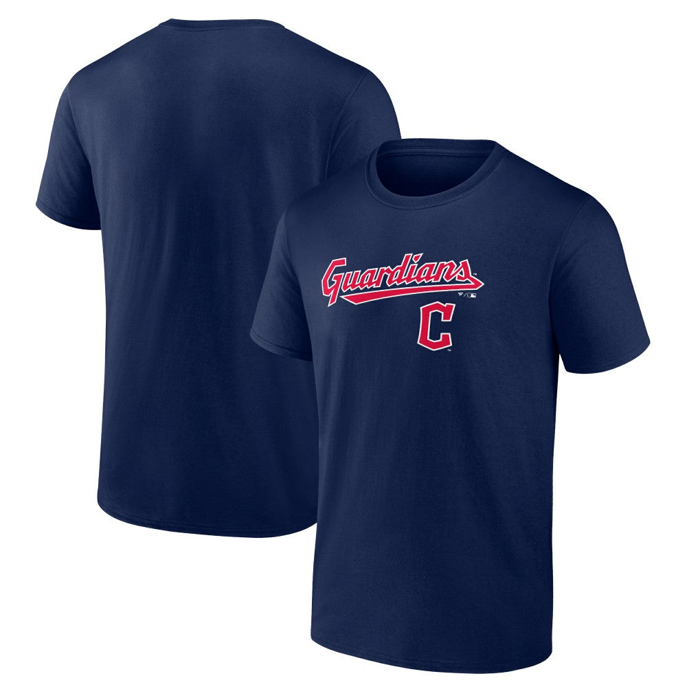 Cleveland Guardians Team Lockup T-Shirt Sale
