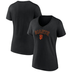 San Francisco Giants Women's Lockup V-Neck T-Shirt Online