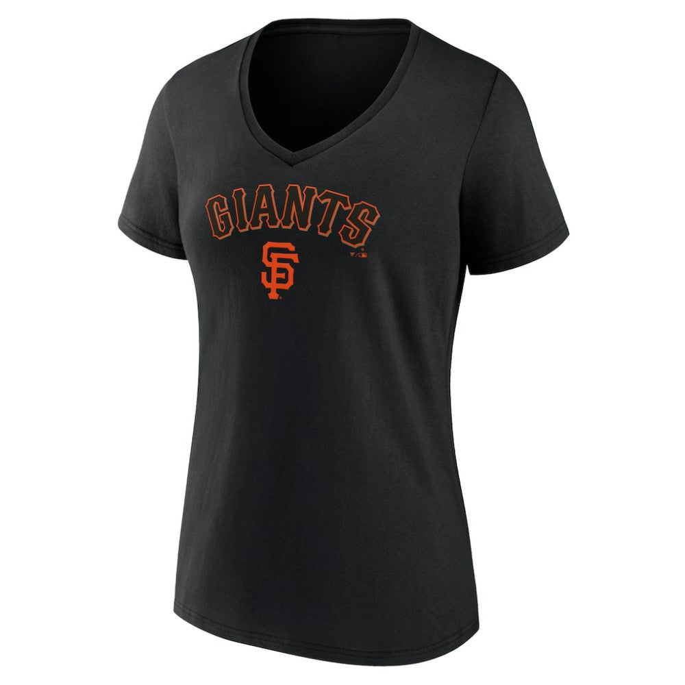 San Francisco Giants Women's Lockup V-Neck T-Shirt Online
