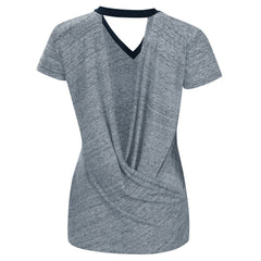 Minnesota Twins Touch Women's Halftime Back Wrap Top V-Neck T-Shirt for sale