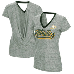 Athletics Touch Women's Halftime Back Wrap Top V-Neck T-Shirt On Sale