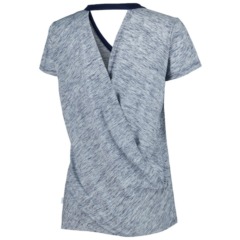 Boston Red Sox Touch Women's Halftime Back Wrap Top V-Neck T-Shirt Near Me