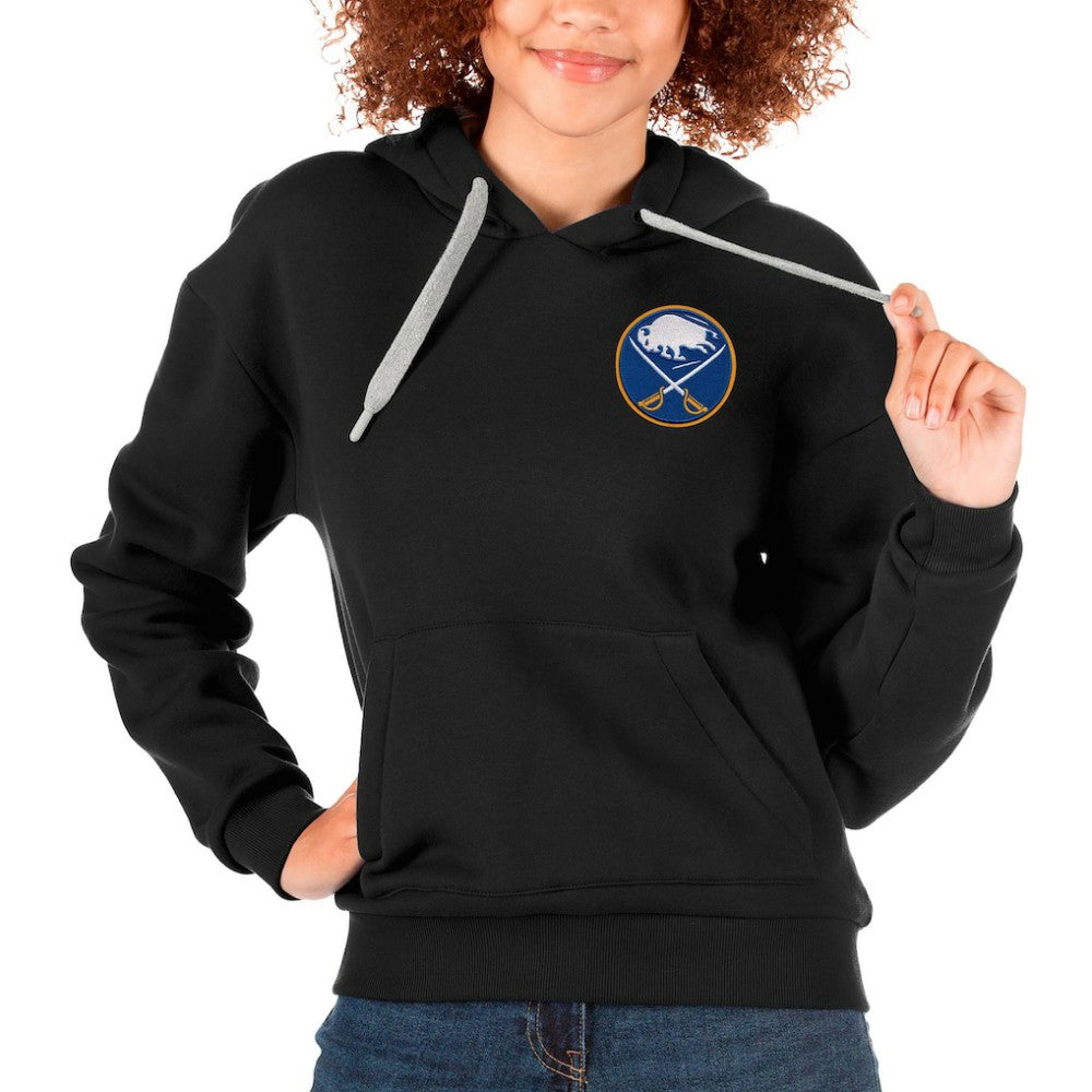 Buffalo Sabres - Antigua Women's Victory Pullover Hoodie Black