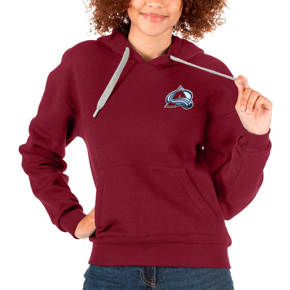 Colorado Avalanche - Antigua Women's Victory Pullover Hoodie Maroon