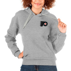 Philadelphia Flyers - Antigua Women's Victory Pullover Hoodie Heather Gray