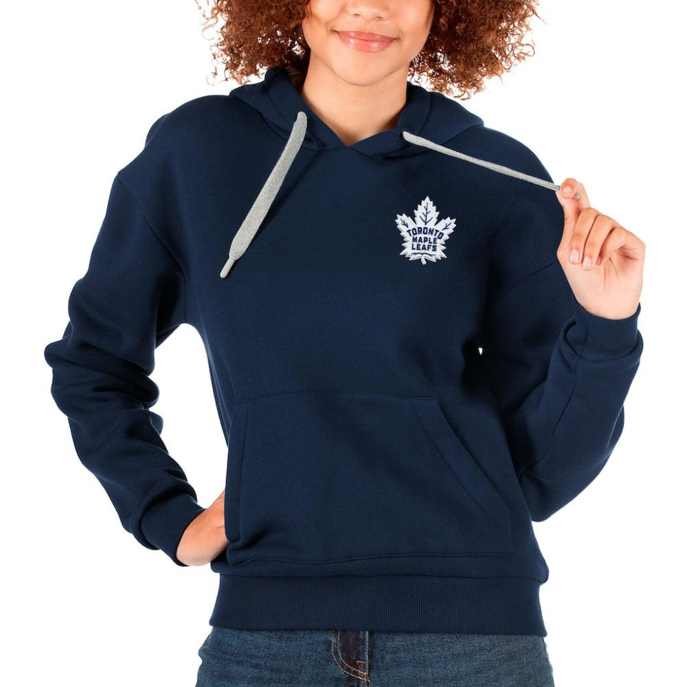Toronto Maple Leafs - Antigua Women's Victory Pullover Hoodie Navy