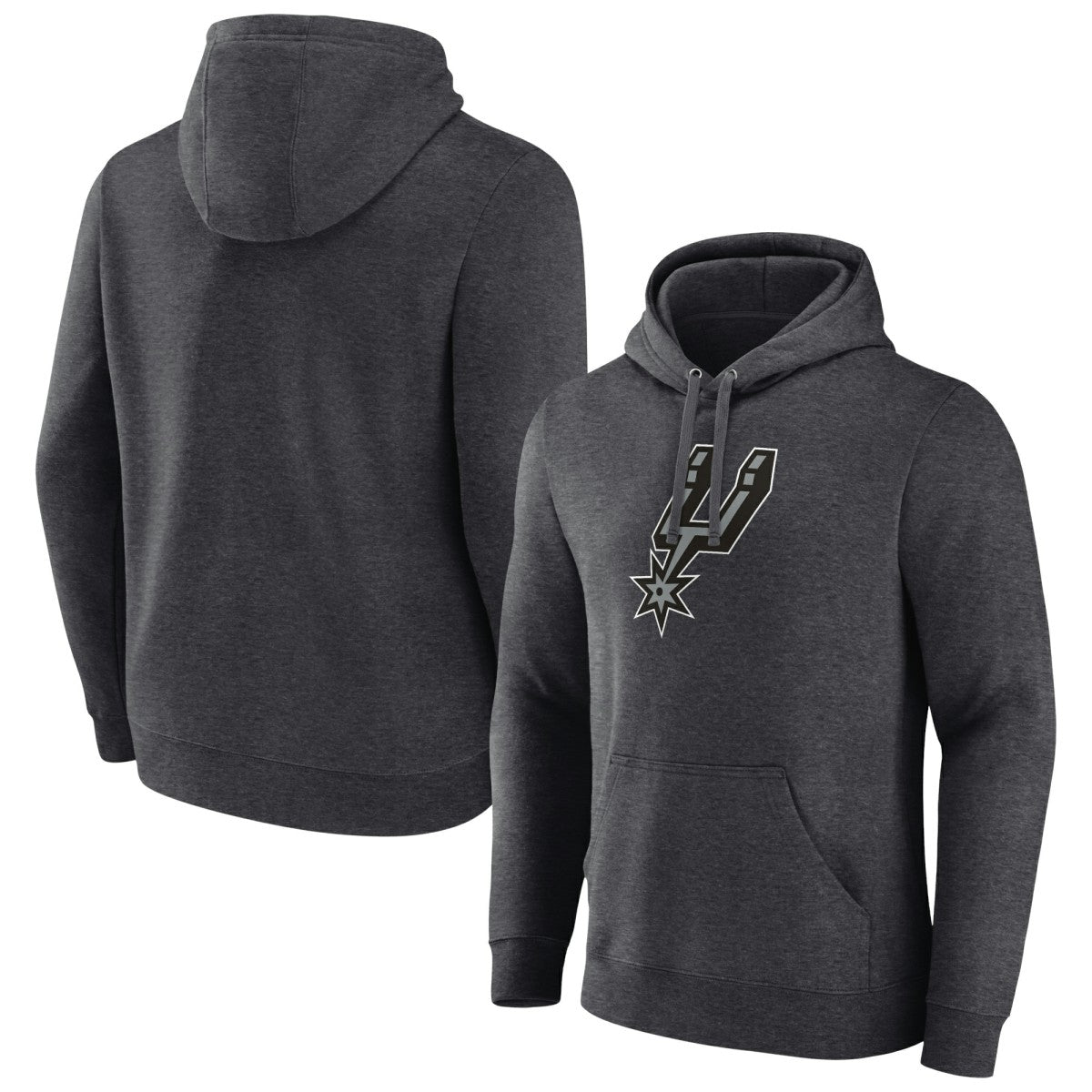 NBA - San Antonio Spurs Logo Pullover Hoodie - Charcoal