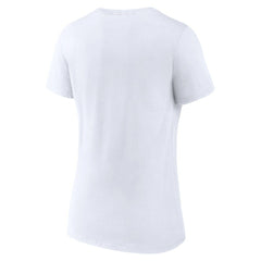 NBA - Detroit Pistons Women's Wordmark V-Neck T-Shirt - White