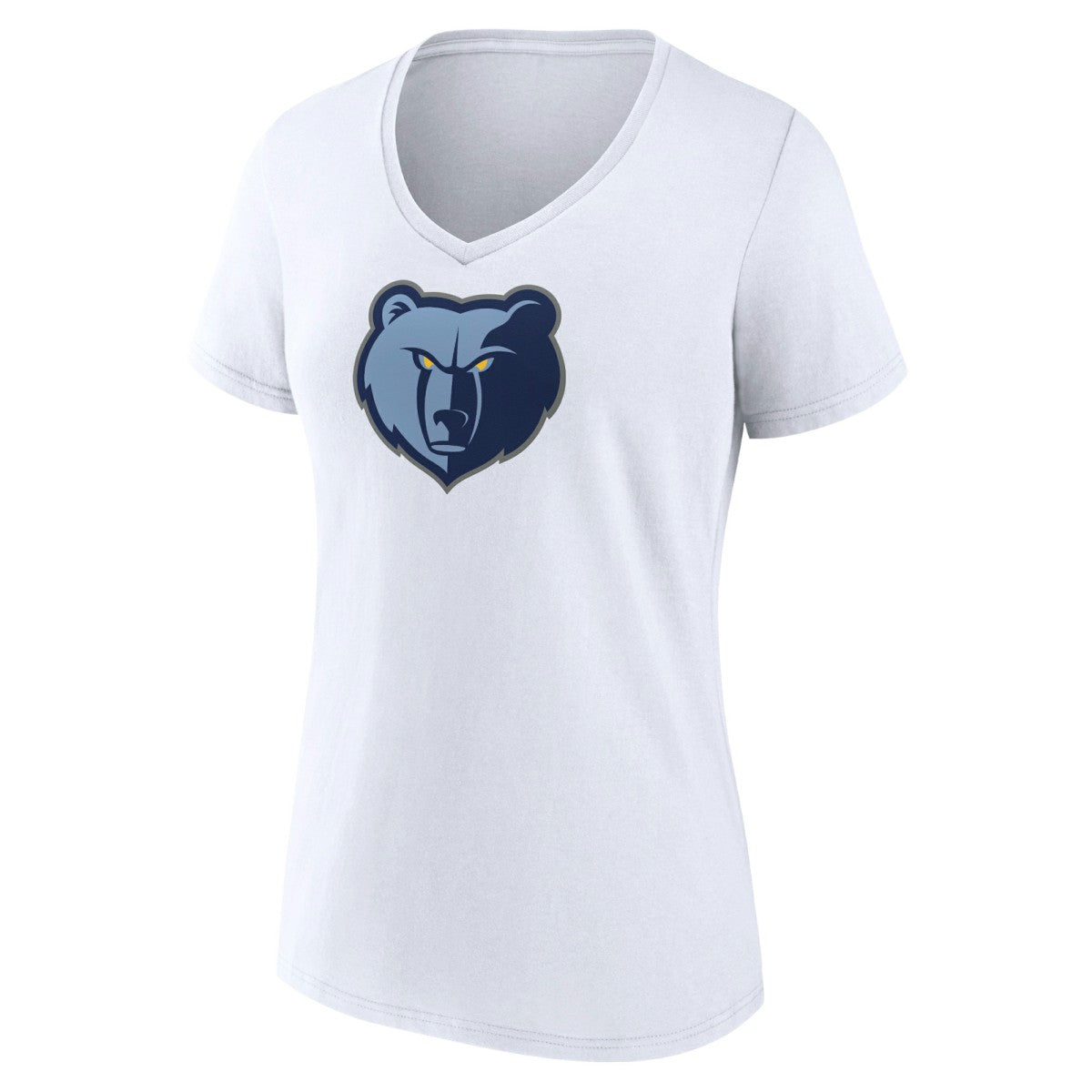 NBA - Memphis Grizzlies Women's Logo V-Neck T-Shirt - White