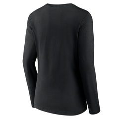 NBA - Sacramento Kings Women's Logo Long Sleeve V-Neck T-Shirt - Black