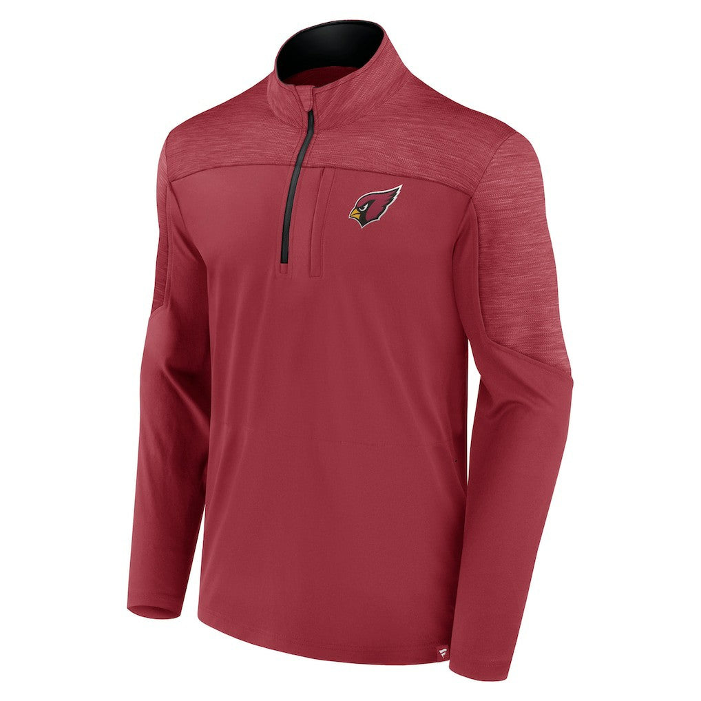 Arizona Cardinals Defender Half-Zip Top Cardinal - Fanatics
