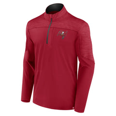 Tampa Bay Buccaneers Defender Half-Zip Top Red - Fanatics