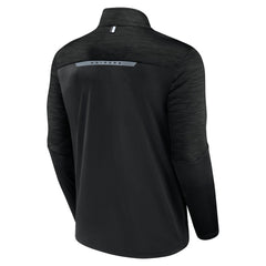Las Vegas Raiders Defender Half-Zip Top Black - Fanatics