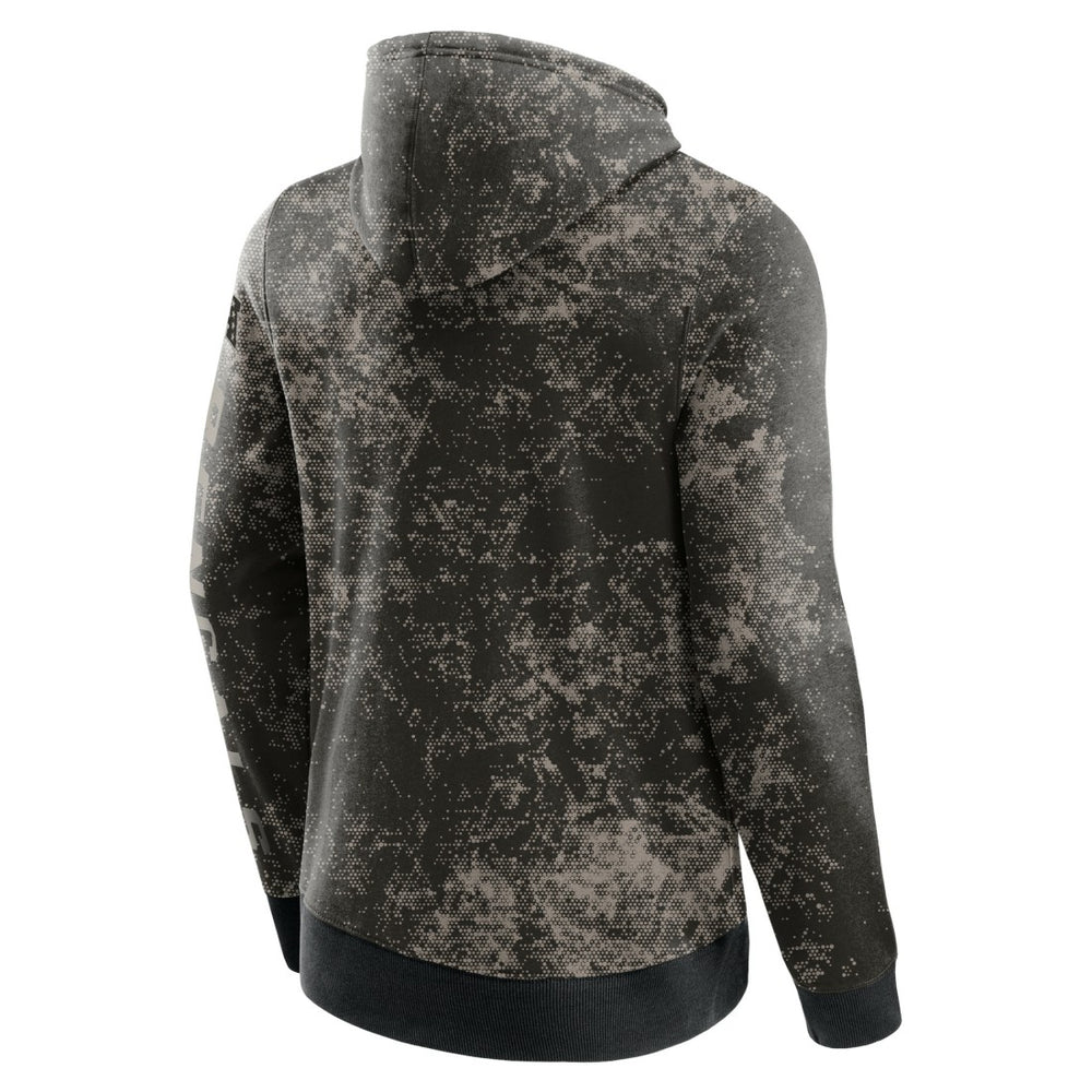 Tampa Bay Buccaneers Blackout Tonal Pullover Hoodie Black/Gray - Fanatics