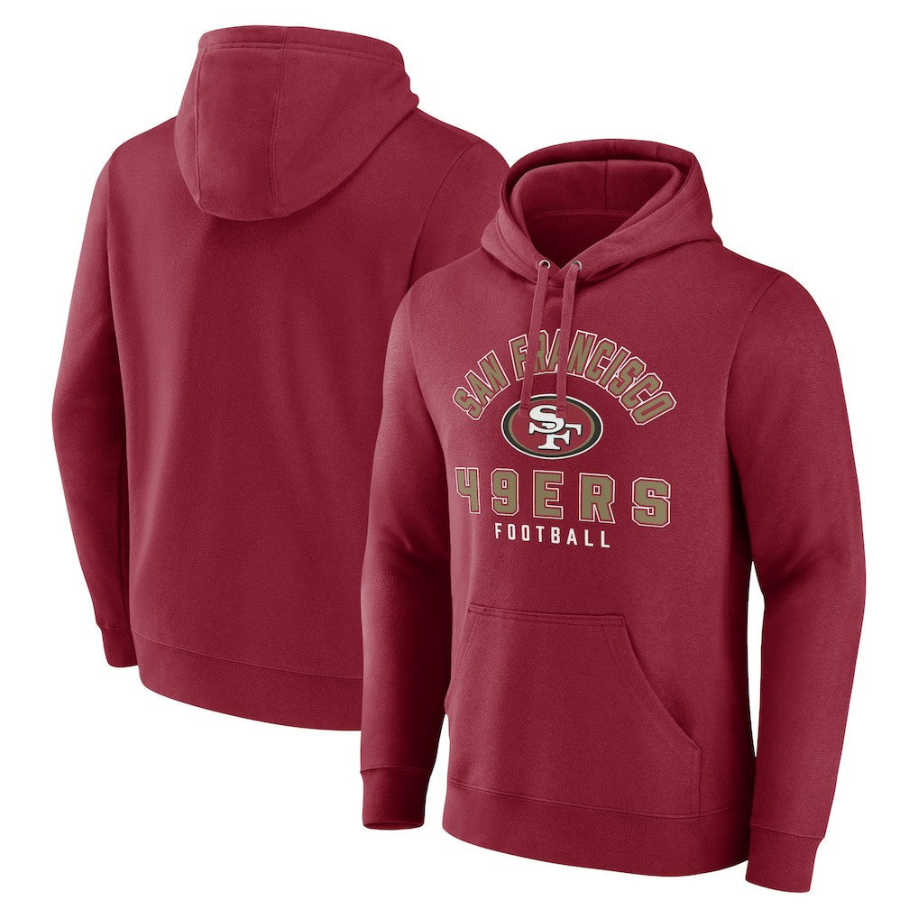 San Francisco 49ers Between the Pylons Pullover Hoodie Scarlet - Fanatics