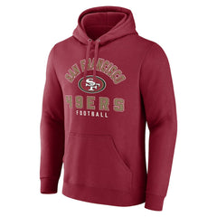 San Francisco 49ers Between the Pylons Pullover Hoodie Scarlet - Fanatics