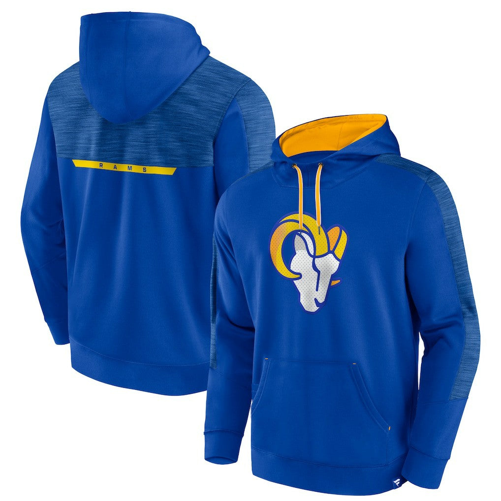 Los Angeles Rams Defender Evo Pullover Hoodie Royal - Fanatics
