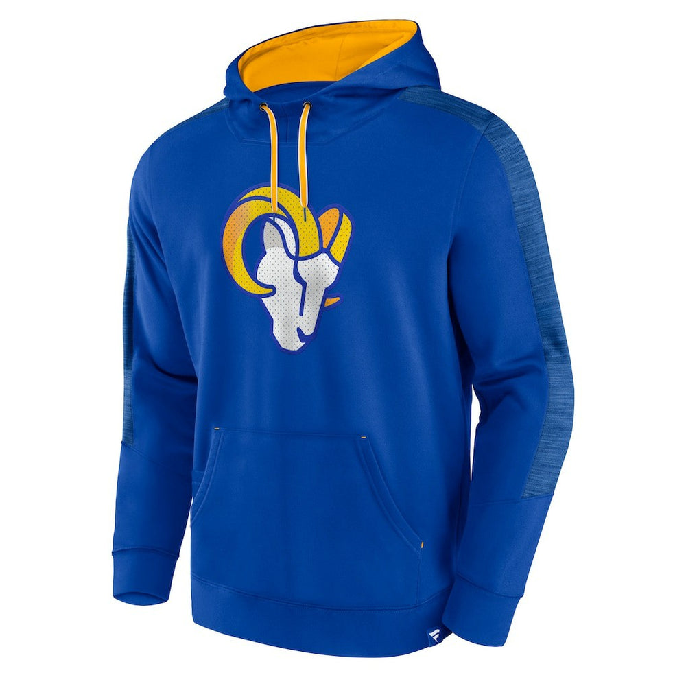 Los Angeles Rams Defender Evo Pullover Hoodie Royal - Fanatics