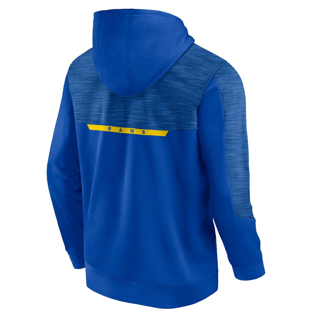 Los Angeles Rams Defender Evo Pullover Hoodie Royal - Fanatics