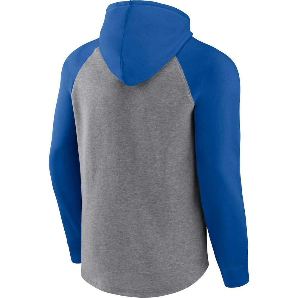 Buffalo Bills Favorite Arch Raglan Pullover Hoodie Heather Gray - Fanatics
