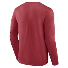 Arizona Cardinals Helmet Platform Long Sleeve T-Shirt Cardinal - Fanatics