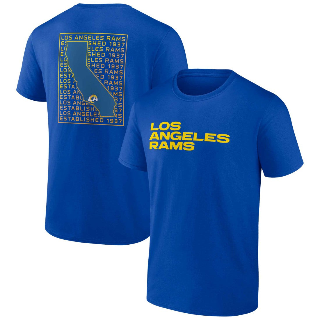 Los Angeles Rams Home Field Advantage T-Shirt Royal - Fanatics