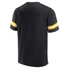 Pittsburgh Steelers Jersey Tackle V-Neck T-Shirt Black - Fanatics