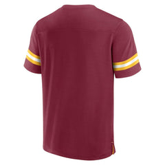 Washington Commanders Jersey Tackle V-Neck T-Shirt Burgundy - Fanatics