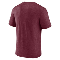 Arizona Cardinals Retro Tri-Blend T-Shirt Heather Cardinal - Fanatics