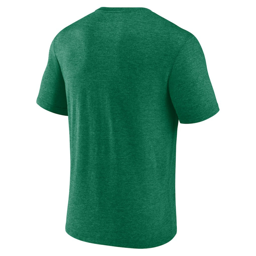 New York Jets Retro Tri-Blend T-Shirt Heather Green - Fanatics