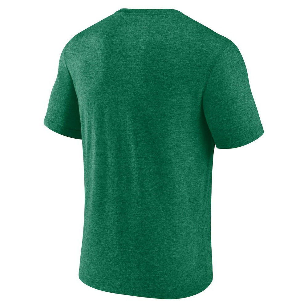 New York Jets Retro Tri-Blend T-Shirt Heather Green - Fanatics