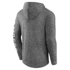 Las Vegas Raiders Pill Stack Long Sleeve Hoodie T-Shirt Heather Charcoal - Fanatics