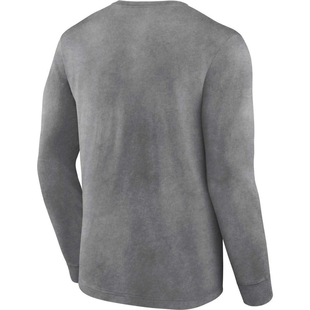 Tampa Bay Buccaneers Washed Primary Long Sleeve T-Shirt Heather Charcoal - Fanatics