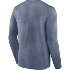 Tennessee Titans Washed Primary Long Sleeve T-Shirt Heather Navy - Fanatics