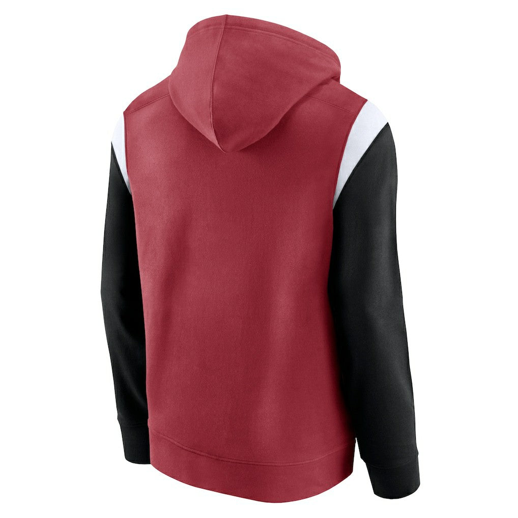 Arizona Cardinals Trench Battle Pullover Hoodie Cardinal - Fanatics