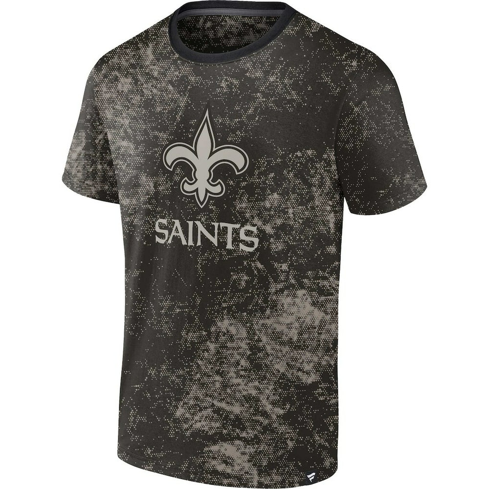 New Orleans Saints Shadow T-Shirt Black - Fanatics