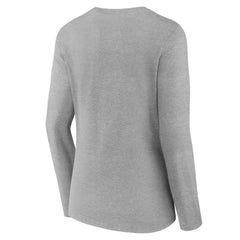 Tampa Bay Lightning - Women's Team Logo Long Sleeve V-Neck T-Shirt Gray