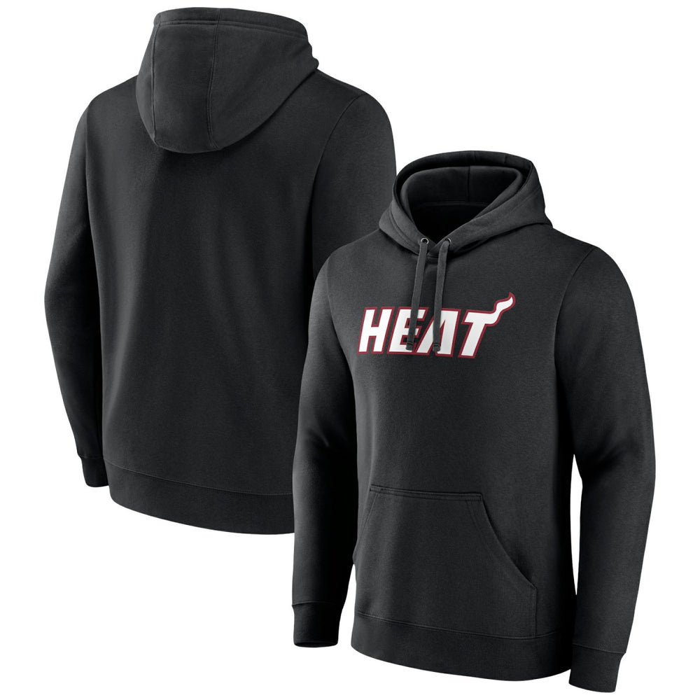 NBA - Miami Heat Wordmark Team Logo Pullover Hoodie - Black