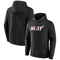 NBA - Miami Heat Wordmark Team Logo Pullover Hoodie - Black