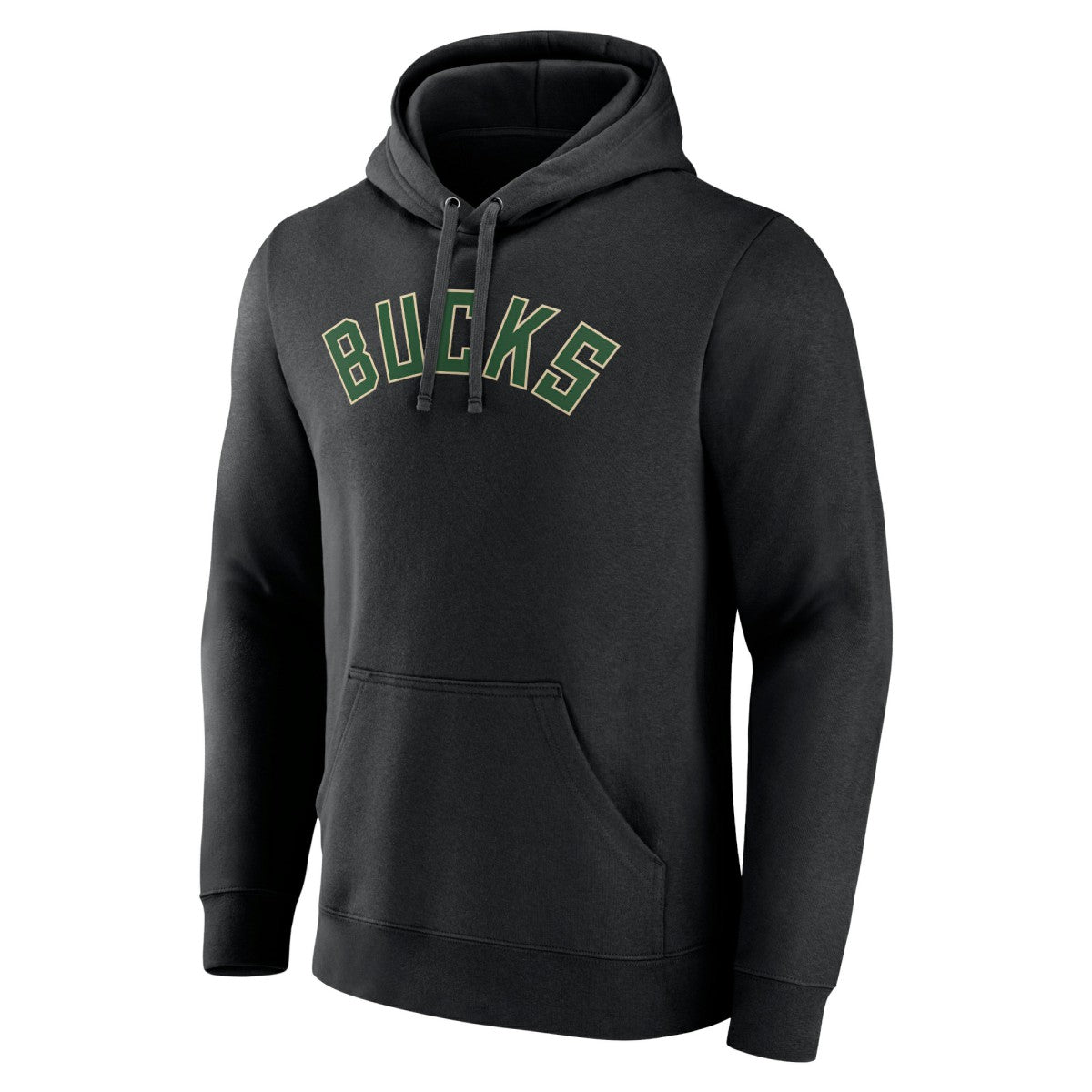 NBA - Milwaukee Bucks Wordmark Alternate Pullover Hoodie - Black
