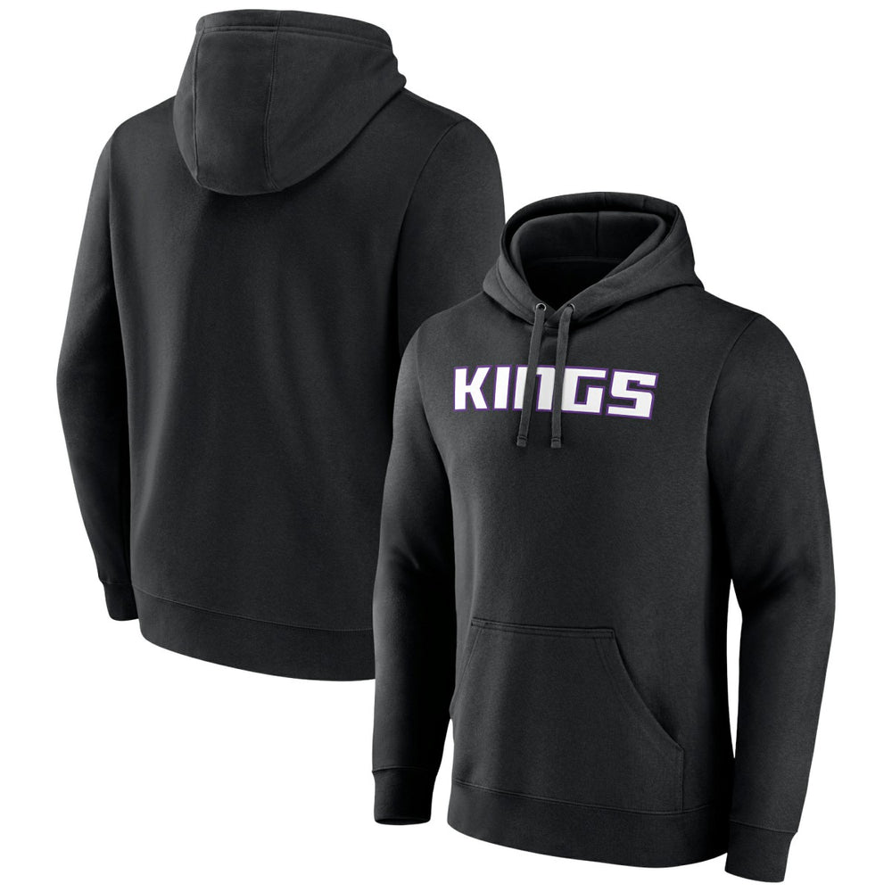 NBA - Sacramento Kings Wordmark Team Logo Pullover Hoodie - Black