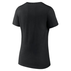 NBA - Boston Celtics Women's Wordmark V-Neck T-Shirt - Black