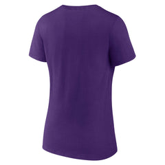 NBA - Los Angeles Lakers Women's Wordmark V-Neck T-Shirt - Purple
