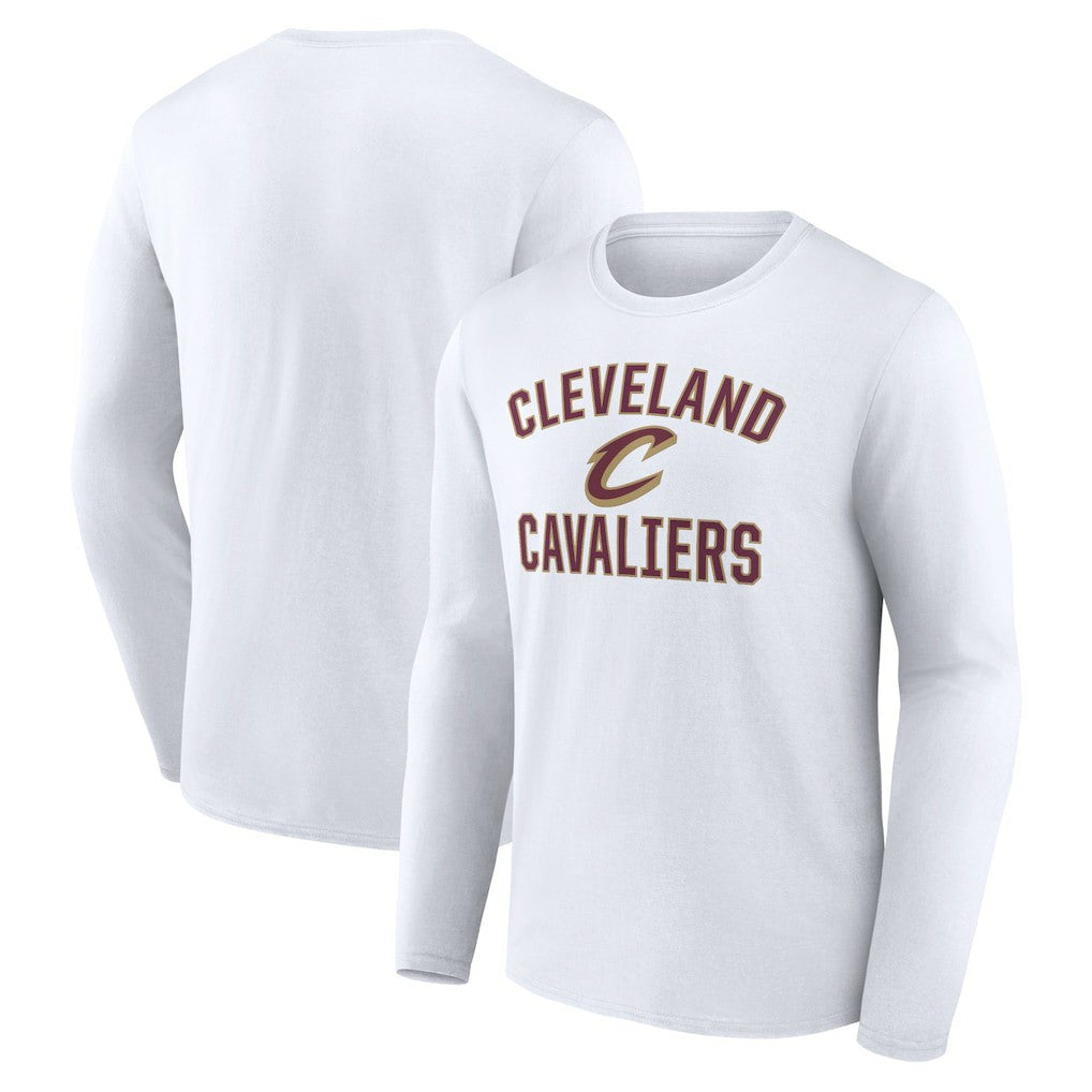 NBA - Cleveland Cavaliers Victory Arch Logo Long Sleeve T-Shirt - White