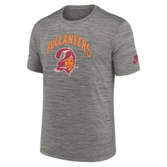 Tampa Bay Buccaneers Throwback Sideline Performance T-Shirt Heather Charcoal - Nike