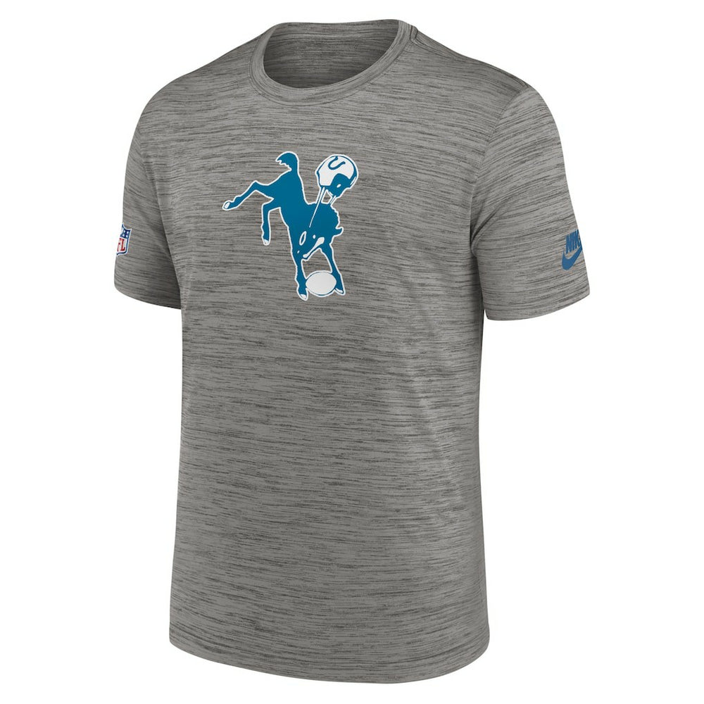 Indianapolis Colts Indiana Nights Alternate Sideline Performance T-Shirt Heather Charcoal - Nike