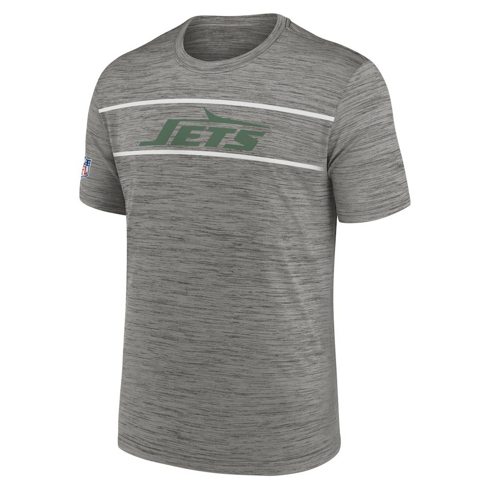 New York Jets Legacy Sideline Performance T-Shirt Heather Charcoal - Nike