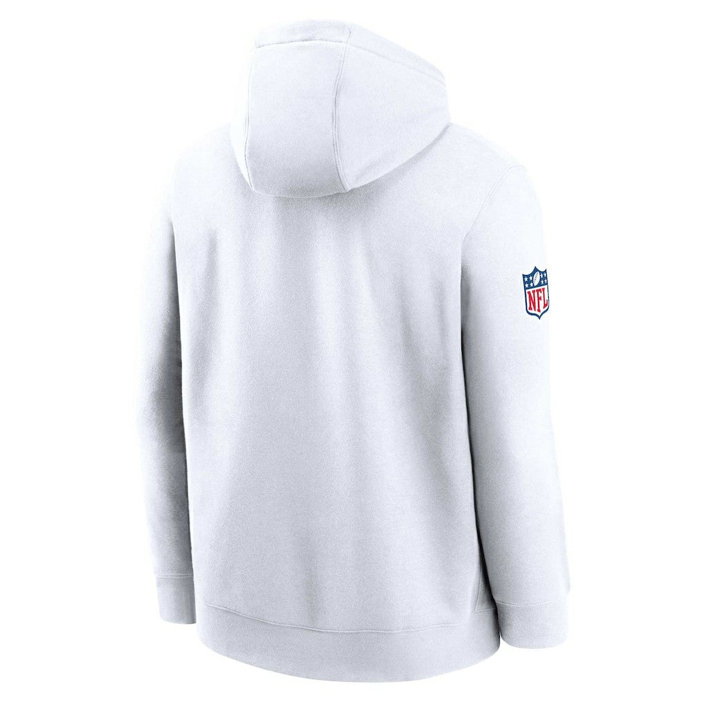 Cleveland Browns 2023 Sideline Club Alternate Tri-Blend Pullover Hoodie White - Nike